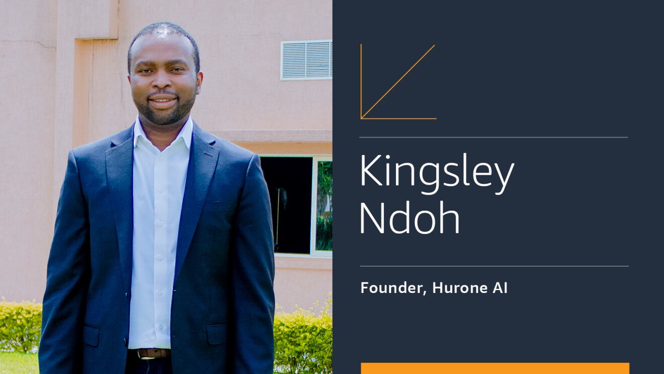 A photo of Hurone AI founder Kingsley Ndoh.