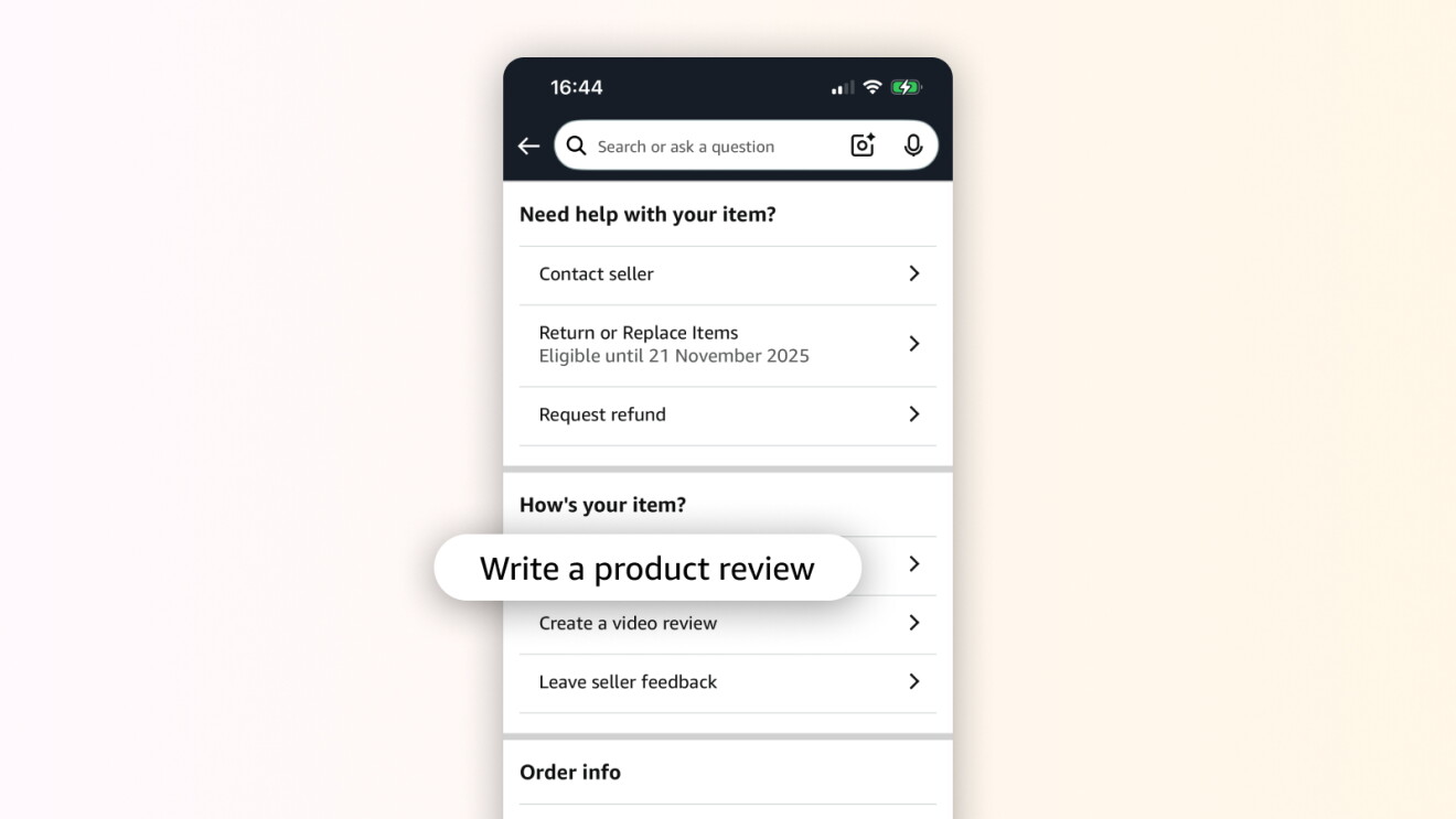 Screenshot of Amazon product purchase page