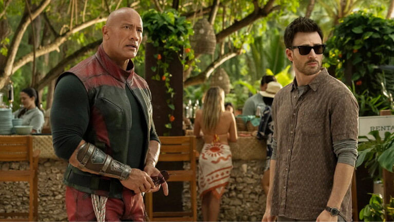 Red One starring Dwayne Johnson (The Rock) and Chris Evans