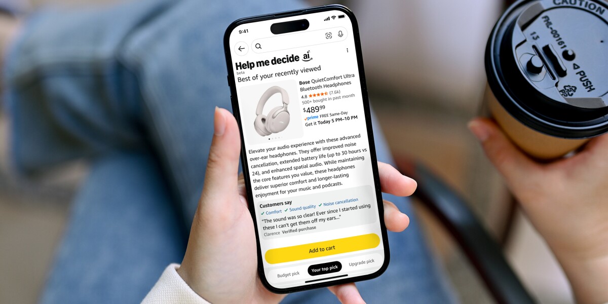 Amazon’s new AI-powered shopping feature ‘Help Me Decide’ makes it easy to quickly pick the right product