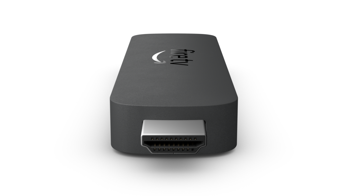 Appareil de streaming Amazon Fire TV au design noir élégan