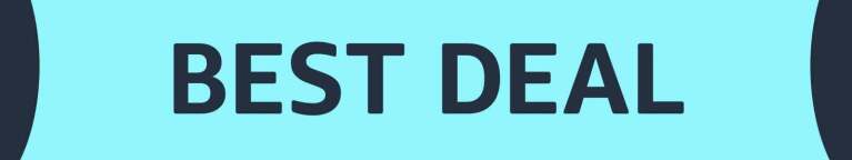 '一天2023人生活博客最佳交易:蓝色旗帜deal.jpg最好的文本