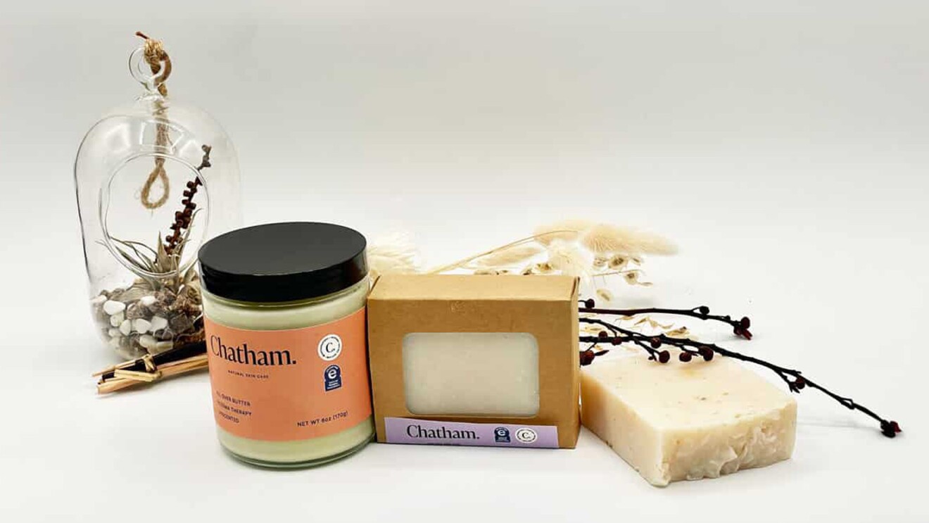 Image of Chatham bath products.