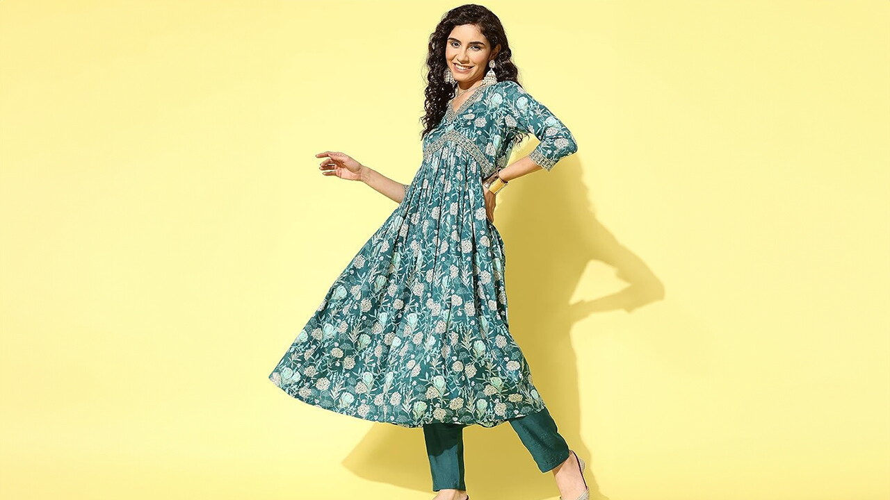 Alia-cut kurtas on Amazon