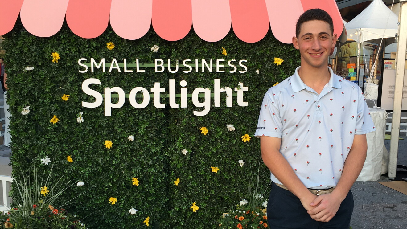 Teen entrepreneur who is selling their products on Amazon