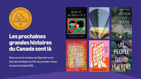 Prix du premier roman Amazon auteurs selectionnes