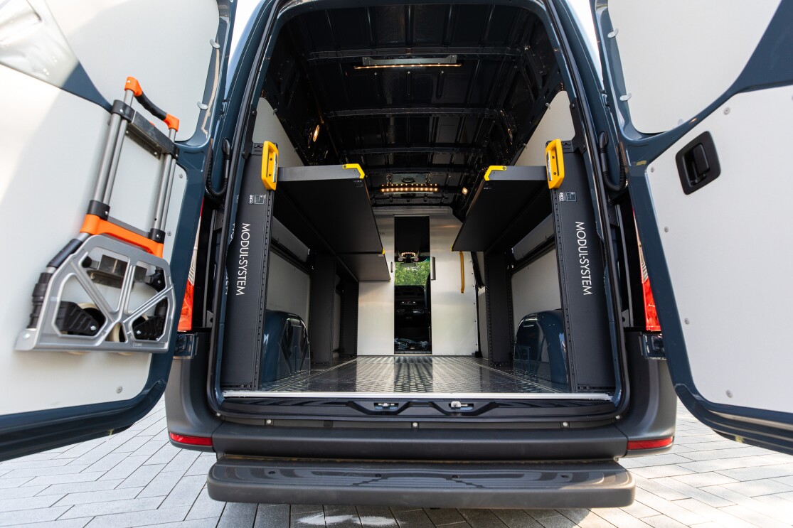 Interior of the Mercedes-Benz eSprinter