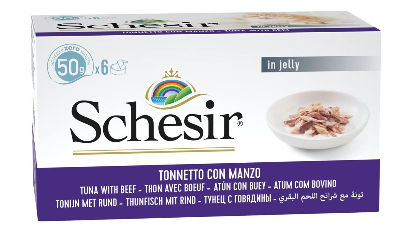 Schesir SC-C106 Tuna With Beef Fillets Multipack Cat Food