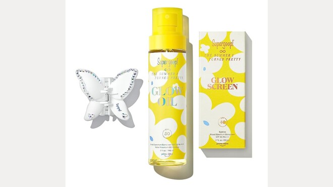 图像从TSITP Supergoop发光的石油和屏幕。