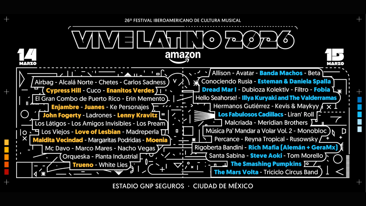 Lineup Vive Latino 2026
