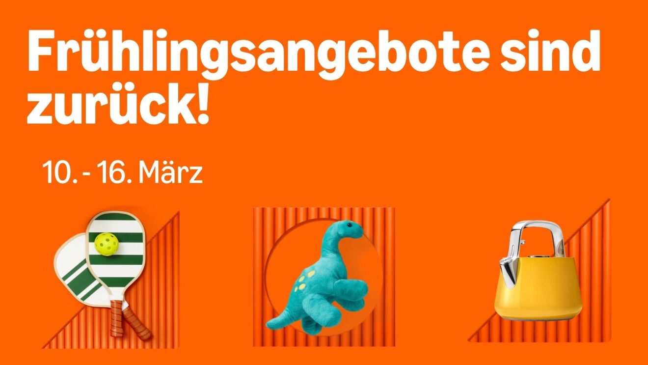 Amazon läutet den Frühling ein: Ab heute starten die Frühlingsangebote mit Rabatten von bis zu 45%, gültig bis zum 16. März