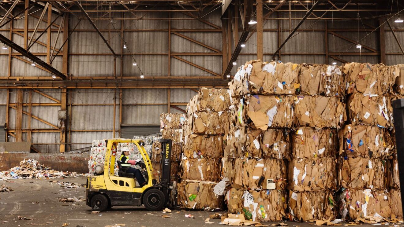 An image inside Glacier site, an AI and robotics company helping the recycling industry work toward a world without waste.