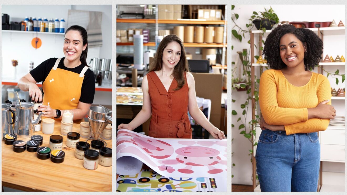 Personagens da campanha A Jornada Delas, especial de Dia da Mulher da Amazon Brasil