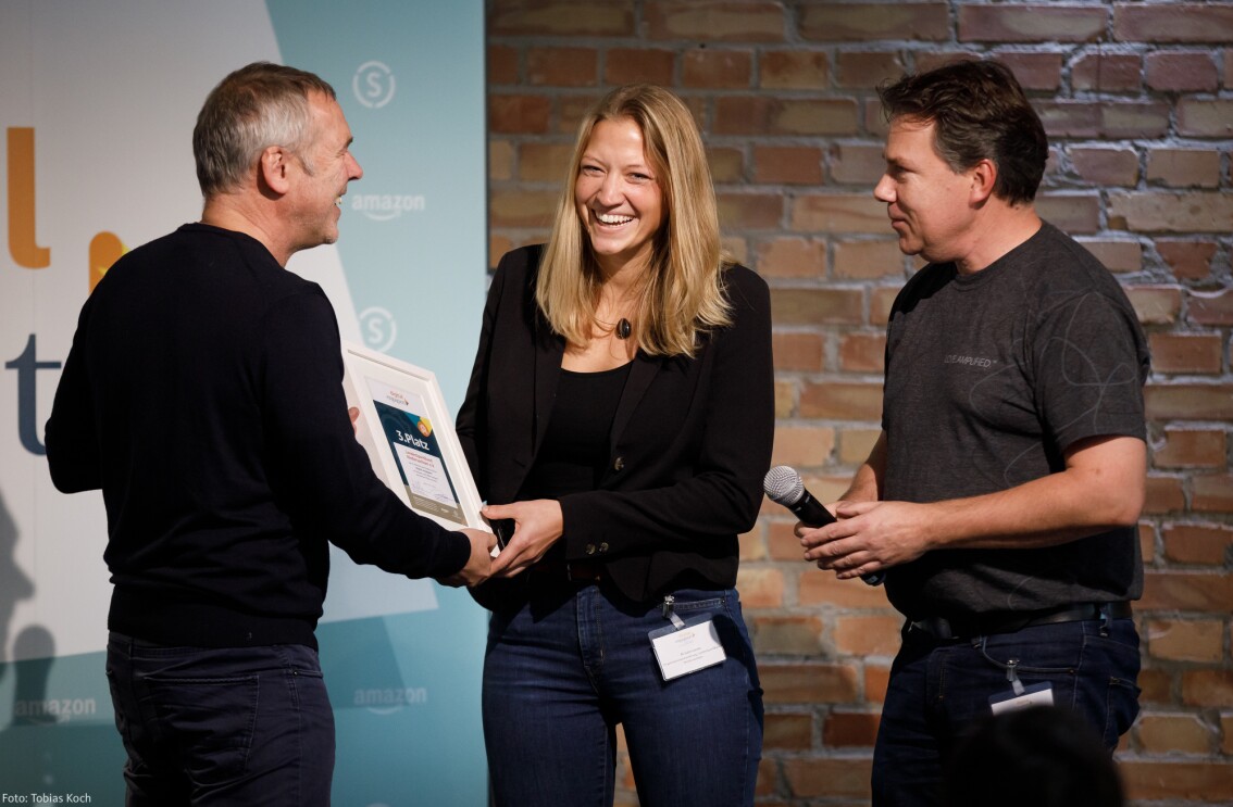 Preisverleihung digital.engagiert: LandesSportBund Niedersachsen e.V. wird mit dem dritten Platz ausgezeichnet.