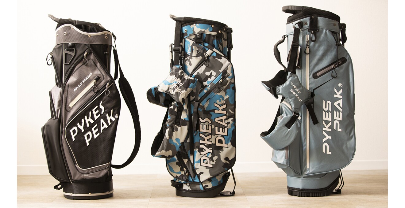 3種類のキャディバッグ