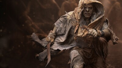 来自Prime Video的新《指环王:权力之戒》系列的兽人角色的静态图像