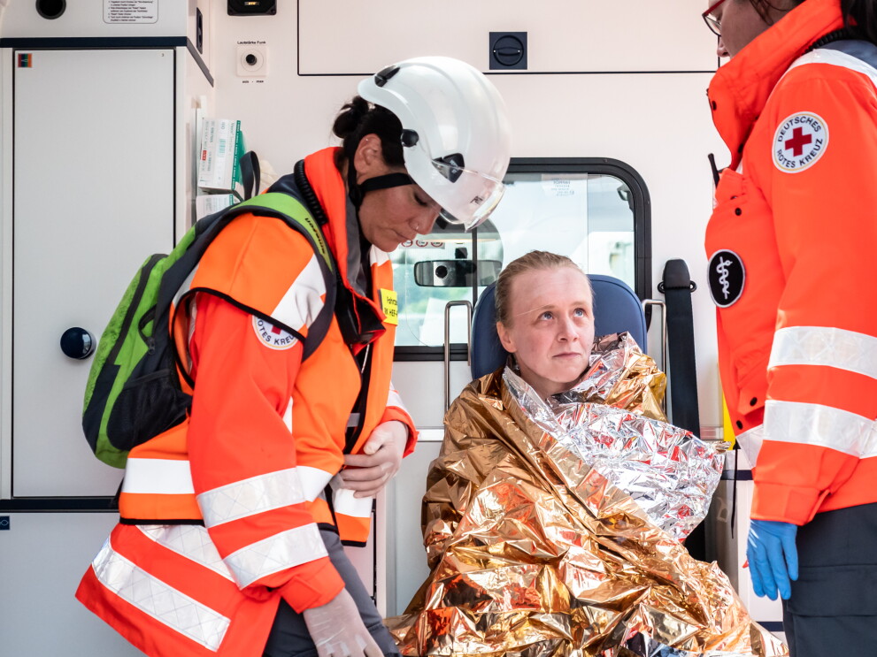 FRA3 Rettungsübung vermeintliche Opfer