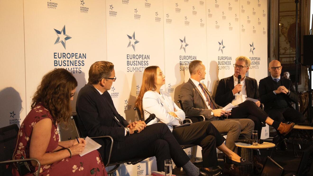 James Waterworth speaking at EBS 2