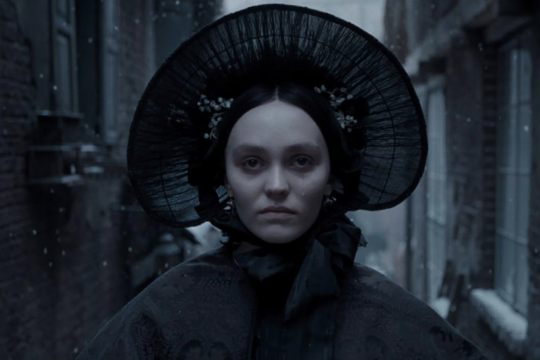 Lily Rose Depp in a still from Nosferatu