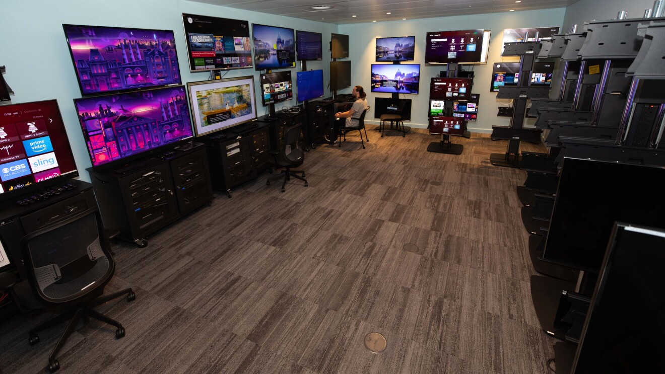 Prime Video testing room