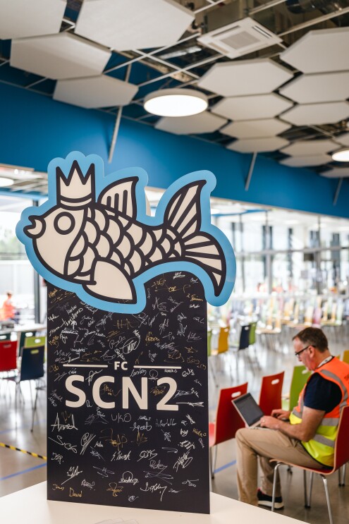 Starttag bei Amazon in Kaiserslautern.