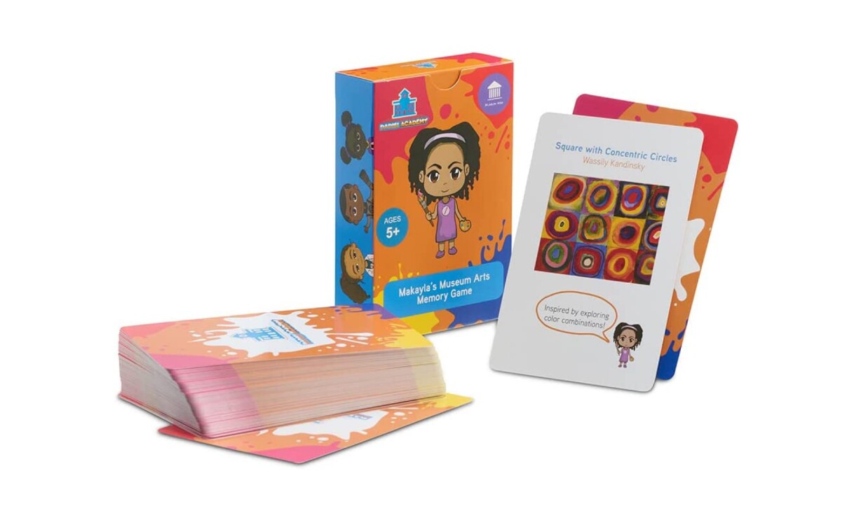 A product image of a Dadisi Academy's Makayla Memory Match Cards from Brown Toy Box.