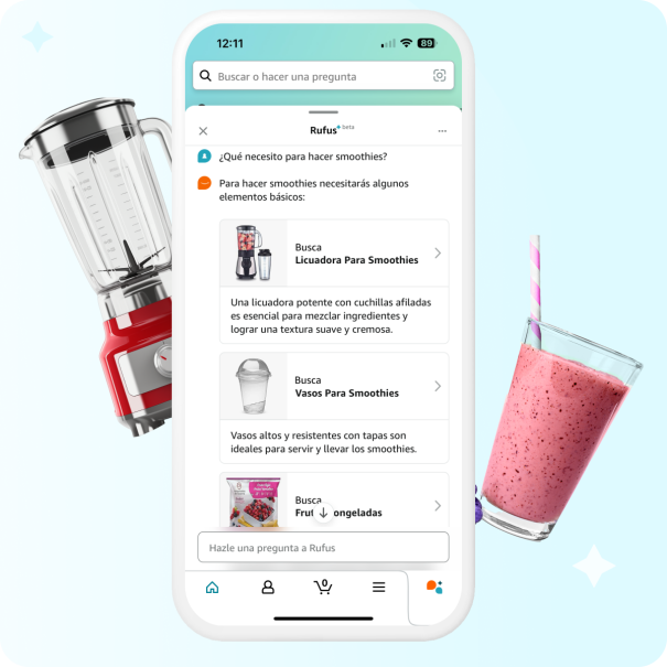 Teléfono con Rufus activado.