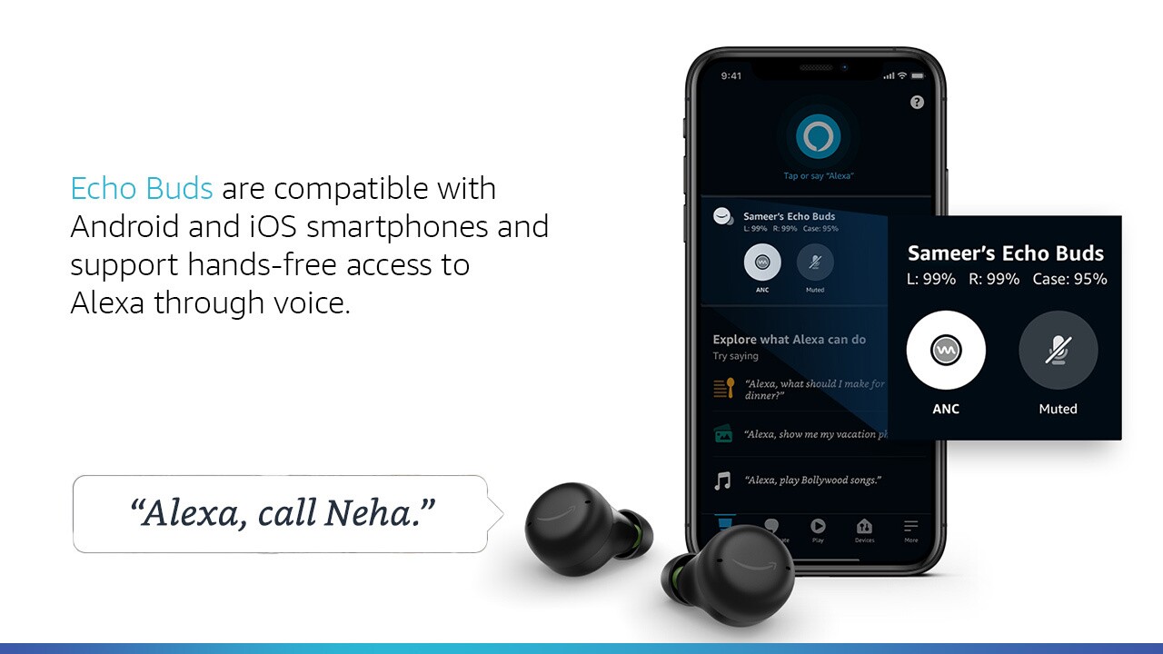 Compatible with all Android and iOS smartphones.