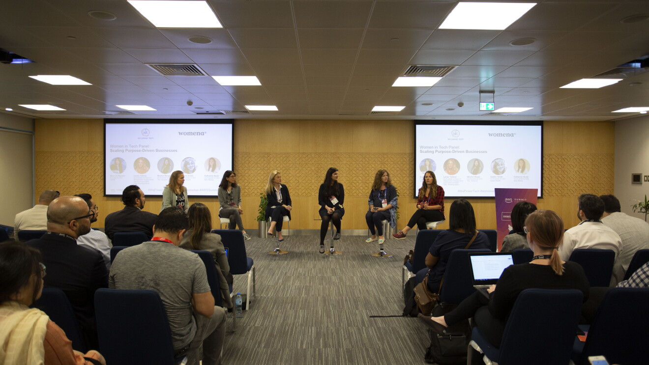 Women@ panel during AWS summit in Dubai