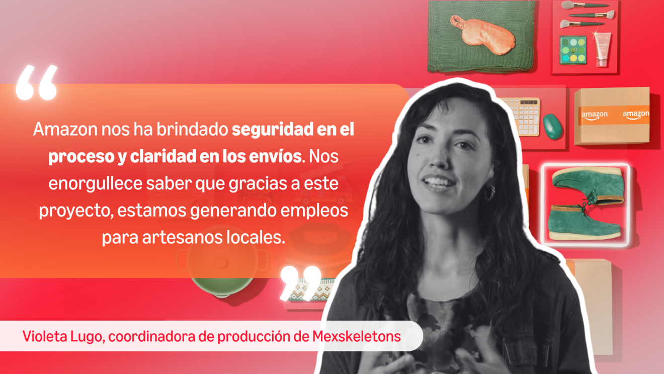 Violeta Lugo, coordinadora de producción de Mexskeletons