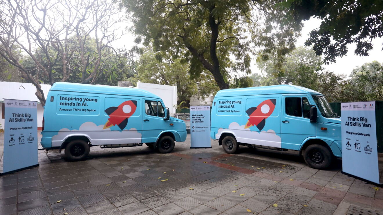Amazon launches AI Skills vans in Delhi