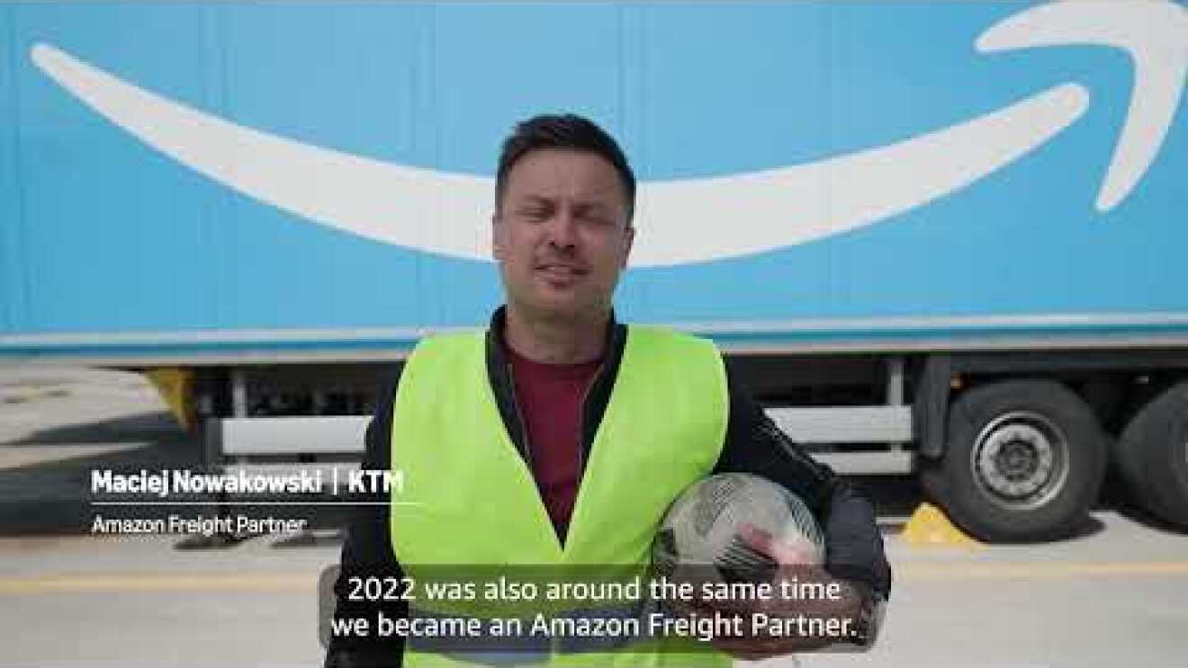 Polish Amazon Freight Partner KTM Infrastruktura gives back to his community.