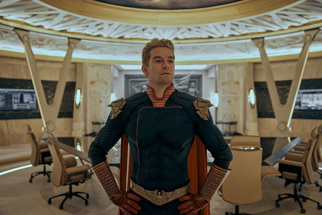 Antony Starr (Homelander) in 'The Boys' on Prime Video