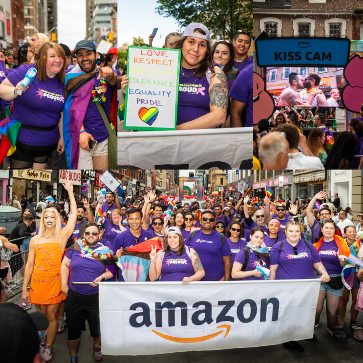 pride parade collage