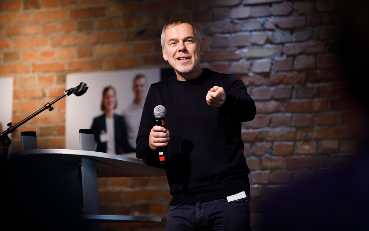 Norbert Kunz, Social Impact Geschäftsführer, bei der digital.engagiert Preisverleihung.