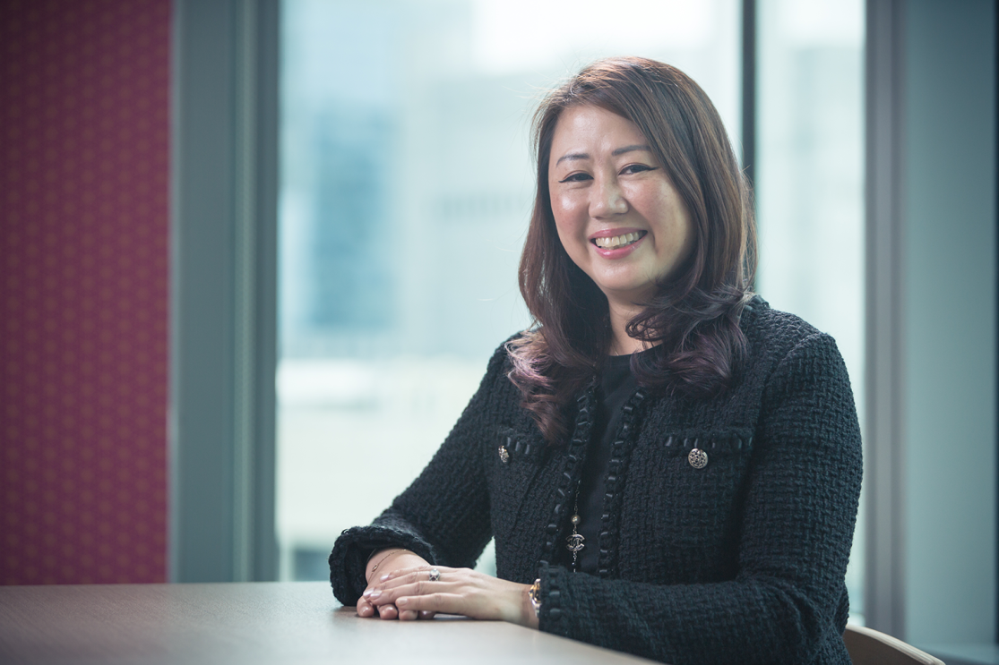 Livian Soo, Global Director and Head of the Marketing Response Centre at AWS, at the Singapore office