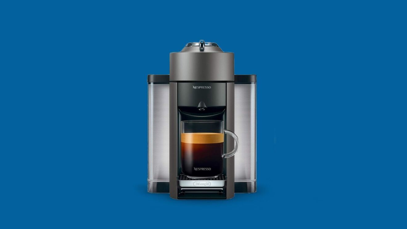 An image of a Nespresso coffee and espresso machine.