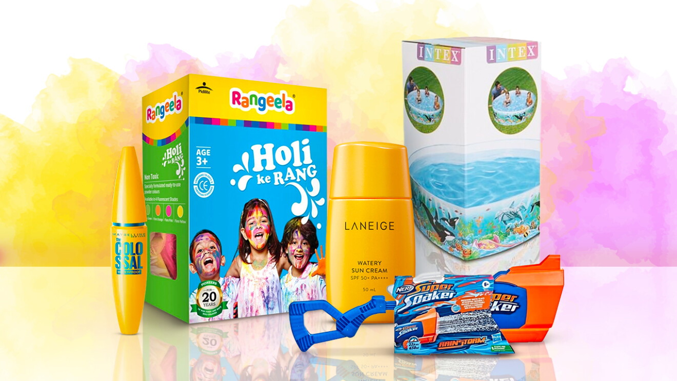 Holi online shopping on Amazon