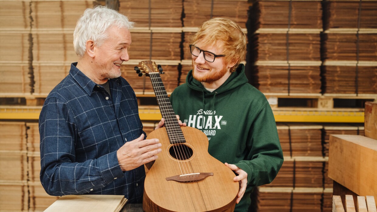 Ed Sheeran and George Lowden