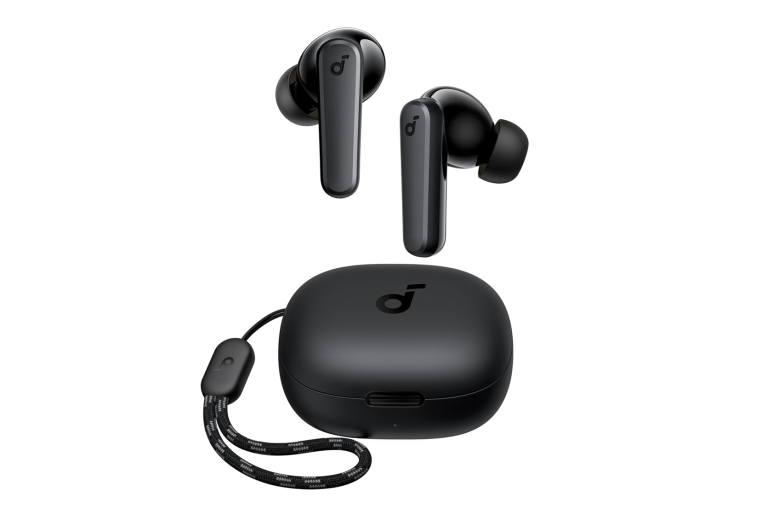 A pair of soundcore by Anker P20i True Wireless Earbuds