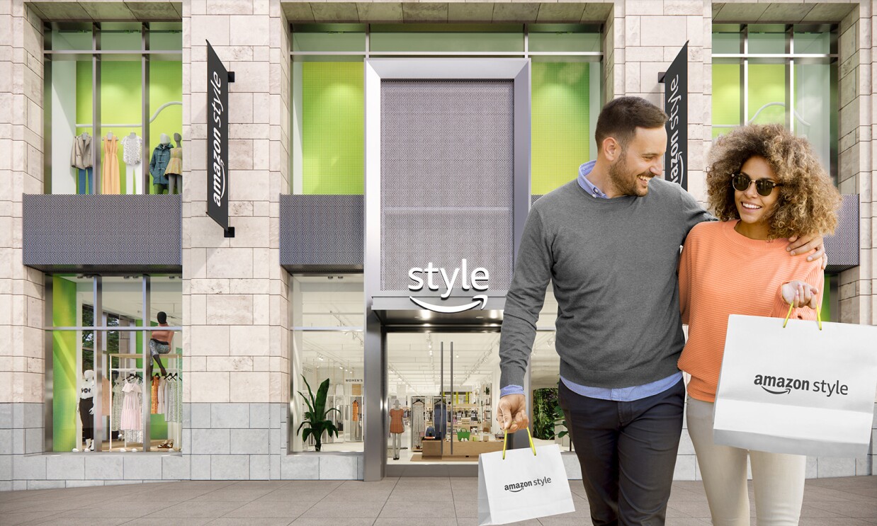 An image showing what the Amazon Style store will look like.