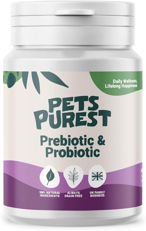 Image of Pets Purest Prebiotic Probiotic pill bottle