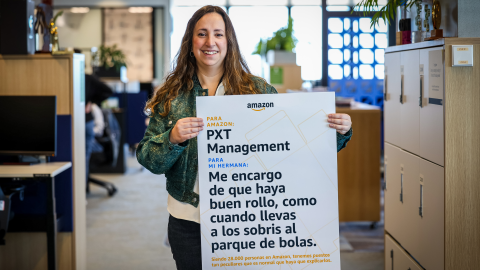 Foto de empleados de Amazon