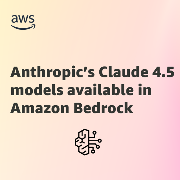 Antrhopic's Claude 4.5 models available in Amazon Bedrock