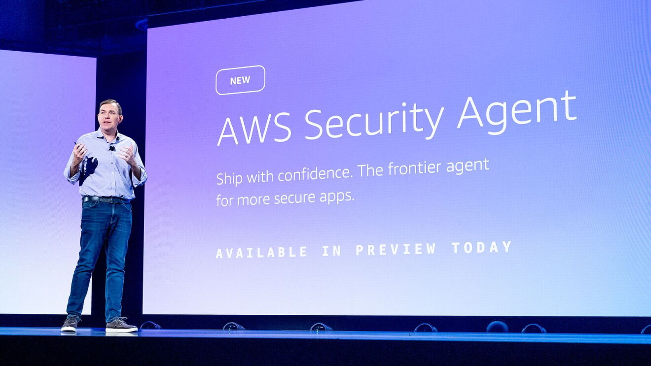 AWS CEO Matt Garman on stage at AWS re:Invent 2025