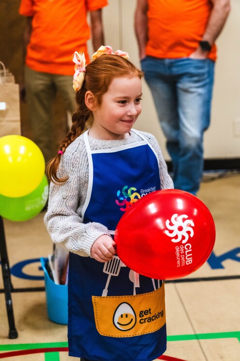 Amazon x Breakfast Girl with Red Balloon