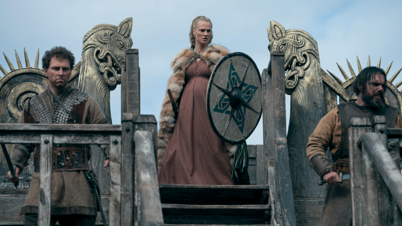 The cast of Prime Video show Bloodaxe