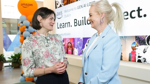 At the AWS Gen AI Loft Dublin, Ireland’s Minister with Responsibility for AI was presented the “Unlocking Ireland’s AI Potential 2025”  report