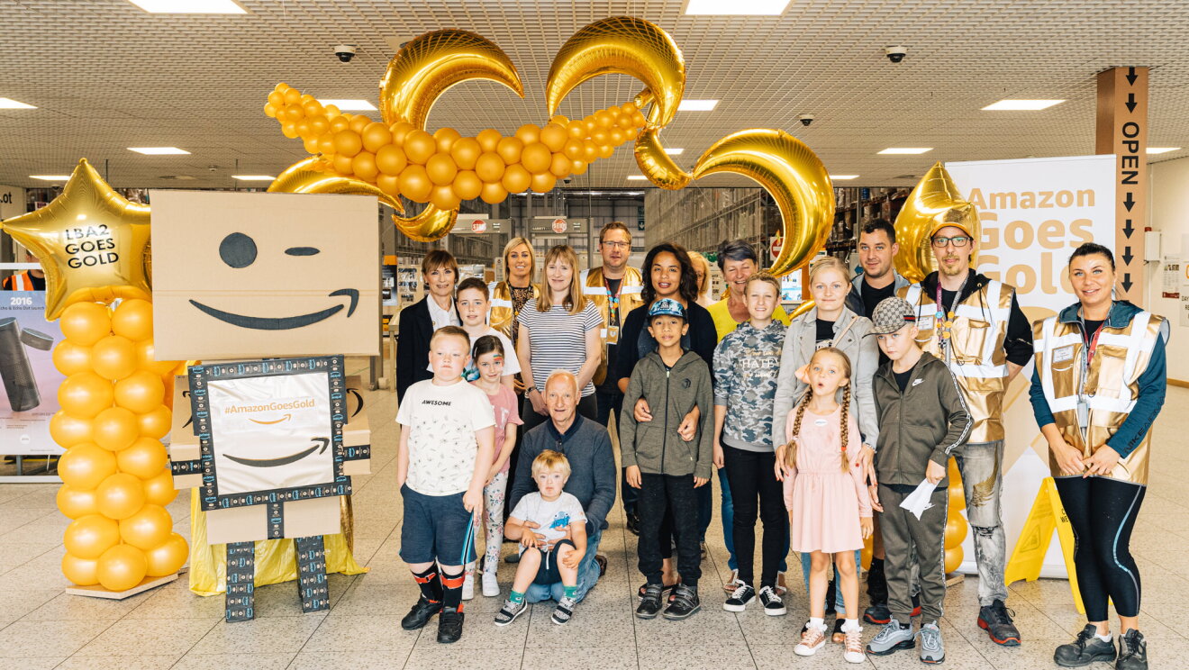 Amazon Goes Gold campaign in Doncaster 