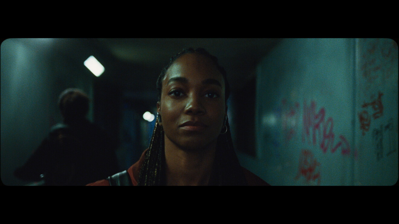 amazon wide shot of girl from christmas ad 2021